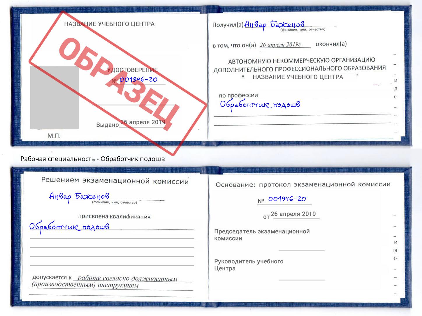 Обработчик подошв Советск